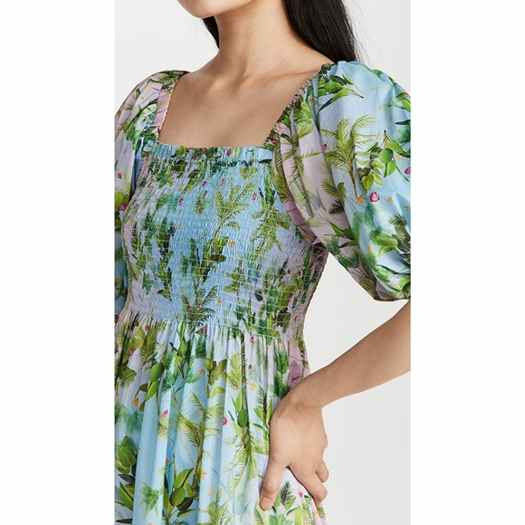 🌴🌺CYNTHIA ROWLEY - Alice Smocked Dress - Picture 5 of 9